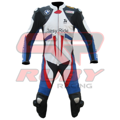 BMW Motorrad 3ESY Men Motorbike Racing Leather Suit Front View