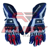 BMW Motorrad Leather Motorbike Racing Gloves