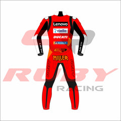 Jack Miller Ducati MotoGP 2021 Race Suit Back View