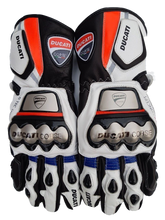 Ducati Motorbike Racing Gloves Front