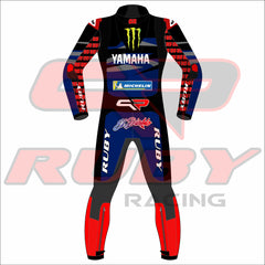 Fabio Quartararo 2024 Monster Energy Yamaha MotoGP Race Suit Back View