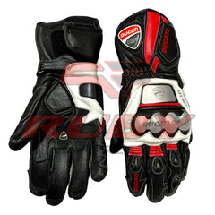 Ducati C6 Motorbike Leather Racing Gloves
