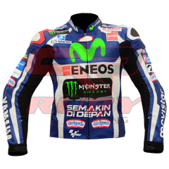 Jorge Lorenzo Motorbike Riding Jacket Front