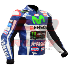 Jorge Lorenzo Motorbike Riding Jacket Front Right Side