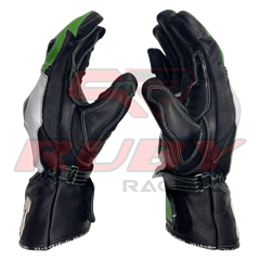 KNinja Motorbike Racing Leather Gloves top