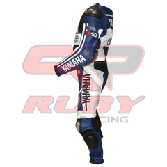 Lorenzo Motorbike Racing Leather Suit Left View