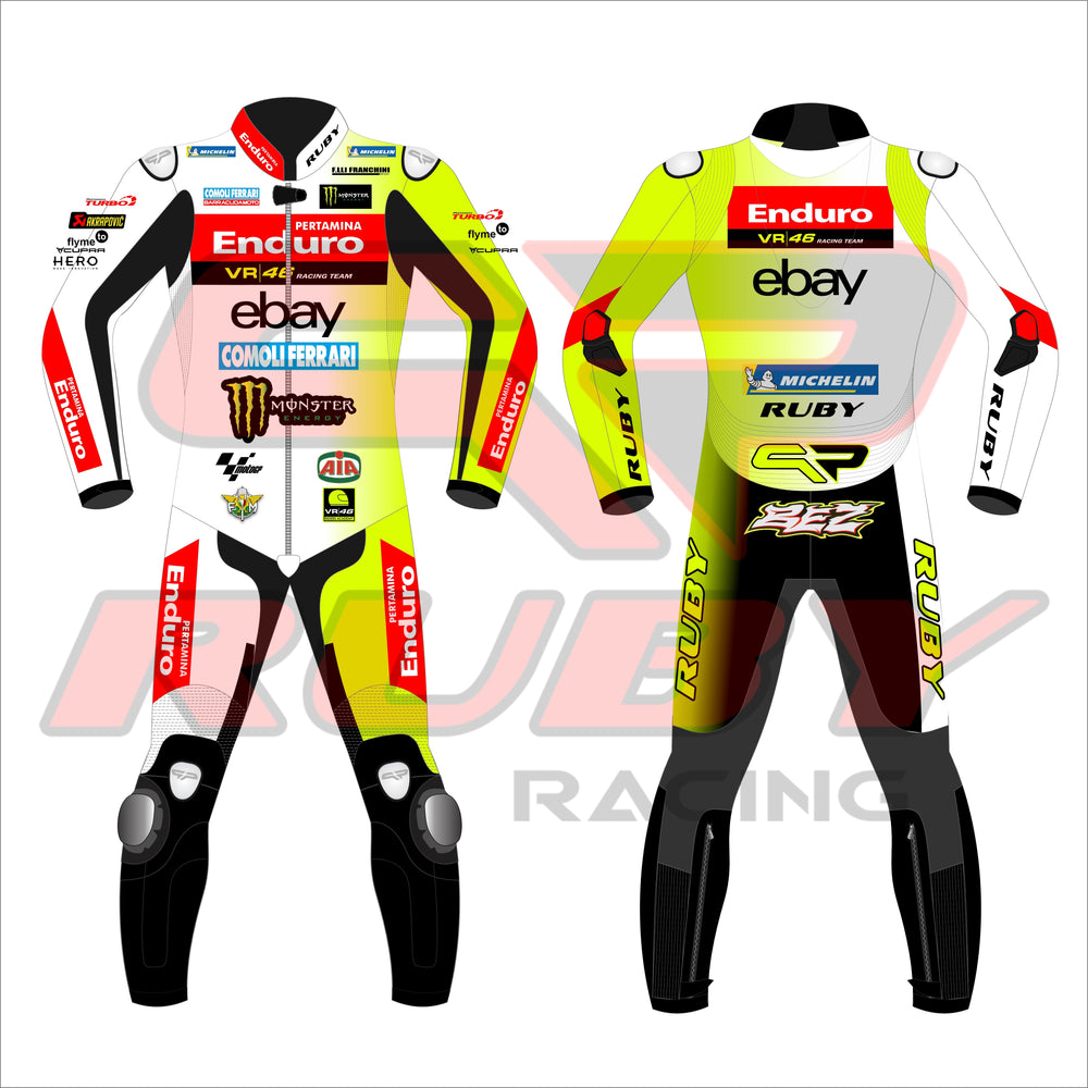 Marco Bazzecchi Pertamina Enduro VR46 2024 MotoGP Race Suit