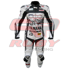 Petronas 500 Faces Leather Biker Suit Front View