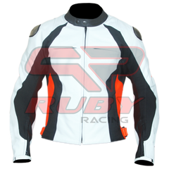 Motorbike Racing Leather Jacket Front