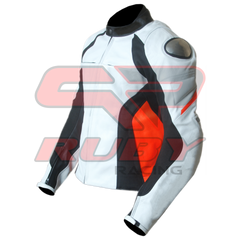 Motorbike Racing Leather Jacket Left