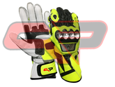 Rossi Motorbike Racing Leather Gloves 1