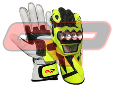 Rossi Motorbike Racing Leather Gloves 1