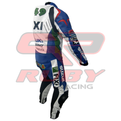 Suzuki FIXI Men Motorbike Racing Leather Suit Right View