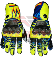 Rossi Motorbike Racing Leather Gloves Motorbike 4