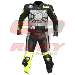 Valentino Rossi Winter Test Motorbike Racing Leather Suit