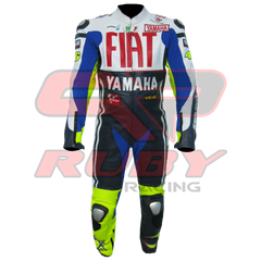 Rossi Fiat Motorbike Racing Suit Front View