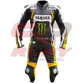 Mens Motorbike Racing Leather Suit Front View