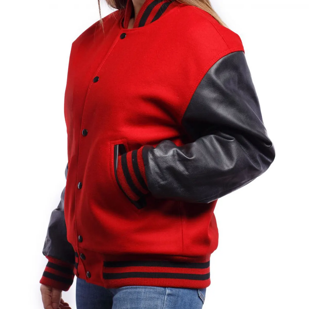 Women Varsity Jacket Left View