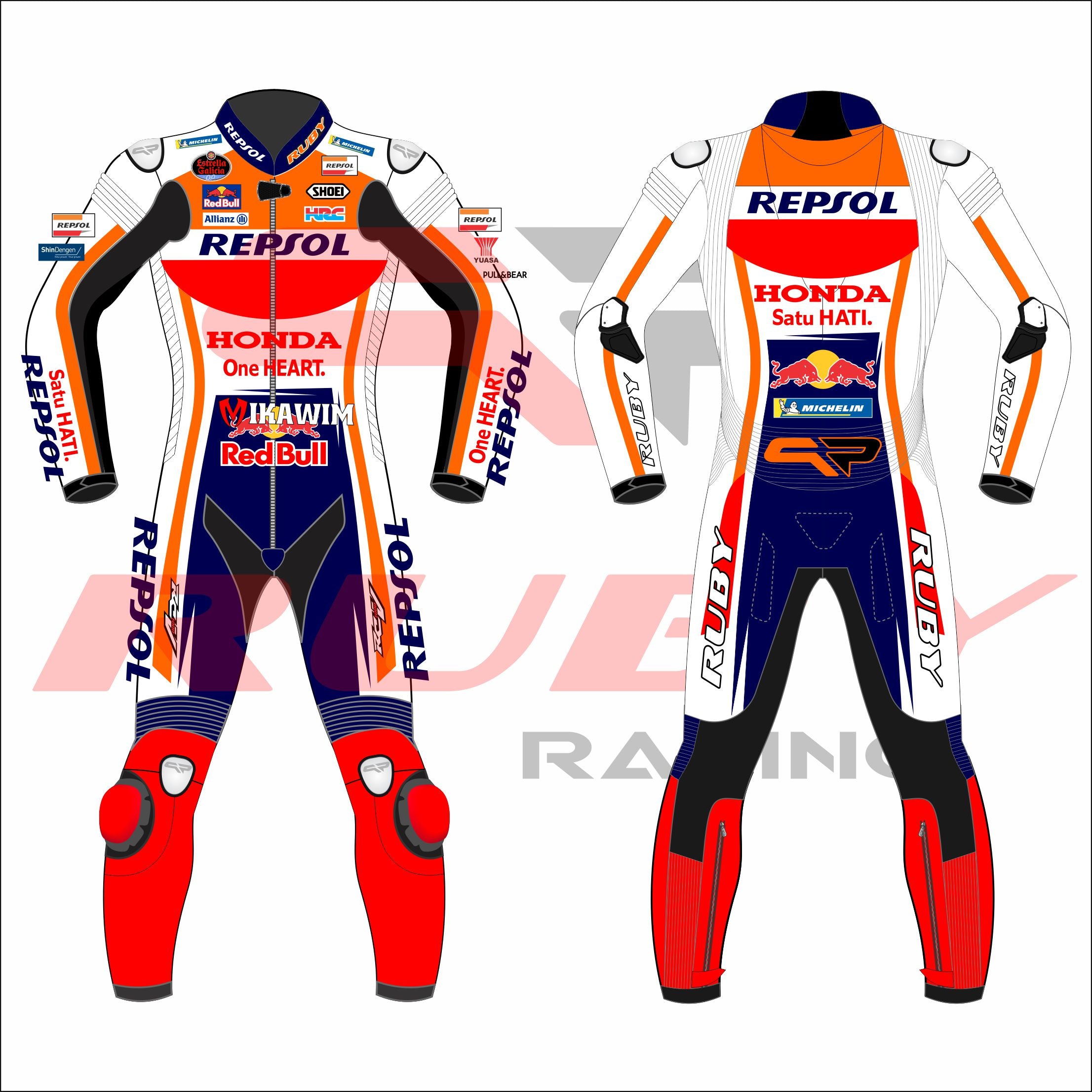 Alex Marquez Honda Repsol 2021 MotoGp Racing Suit