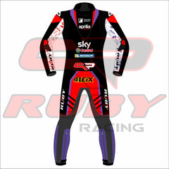Aleix Espargaro Aprilia MotoGP 2024 Race Suit Back View