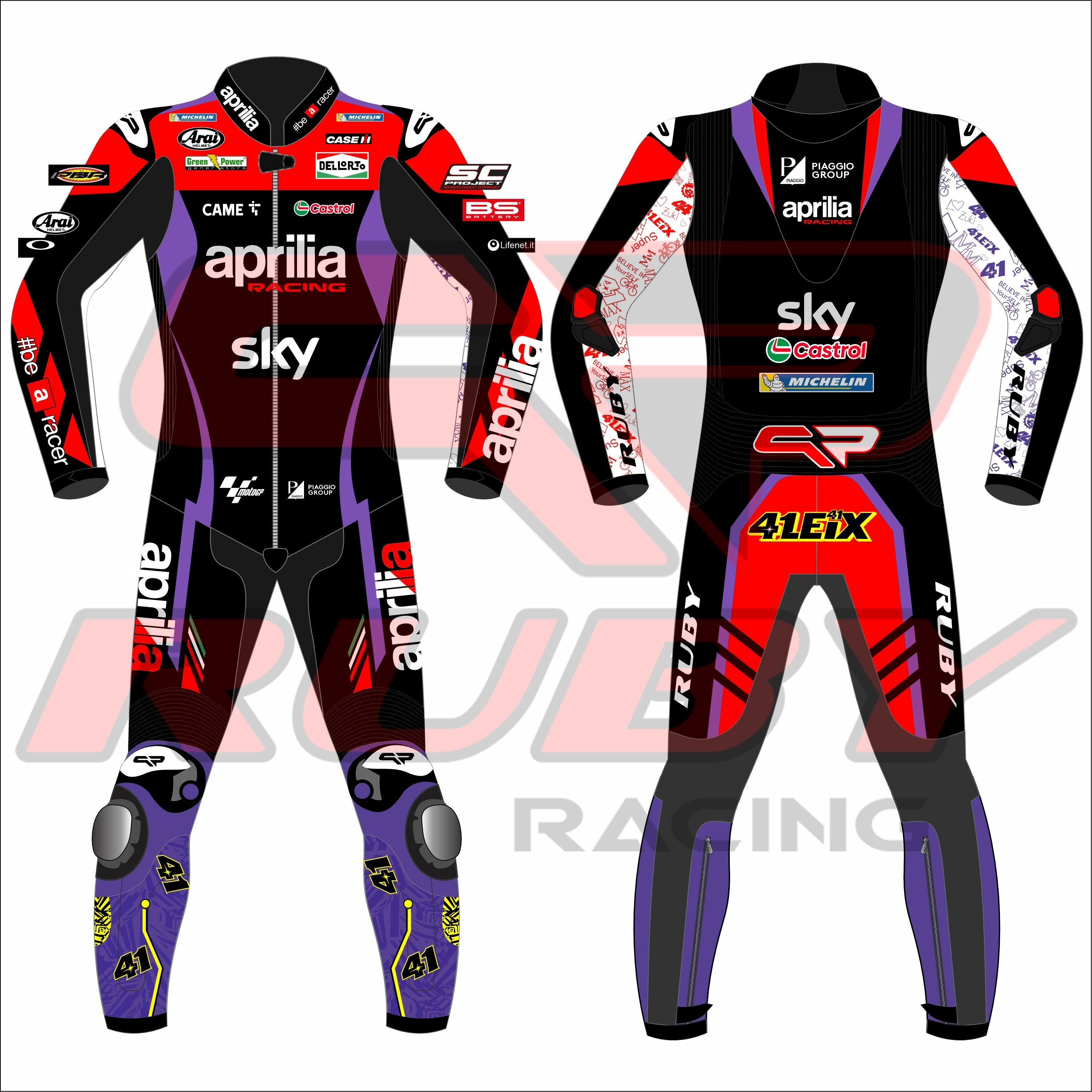 Aleix Espargaro Aprilia MotoGP 2024 Race Suit