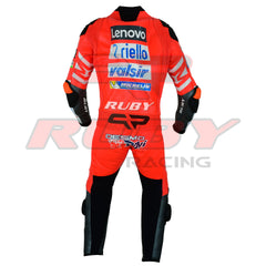 Andrea Dovizioso Ducati Motogp 2019 Race Suit Back View
