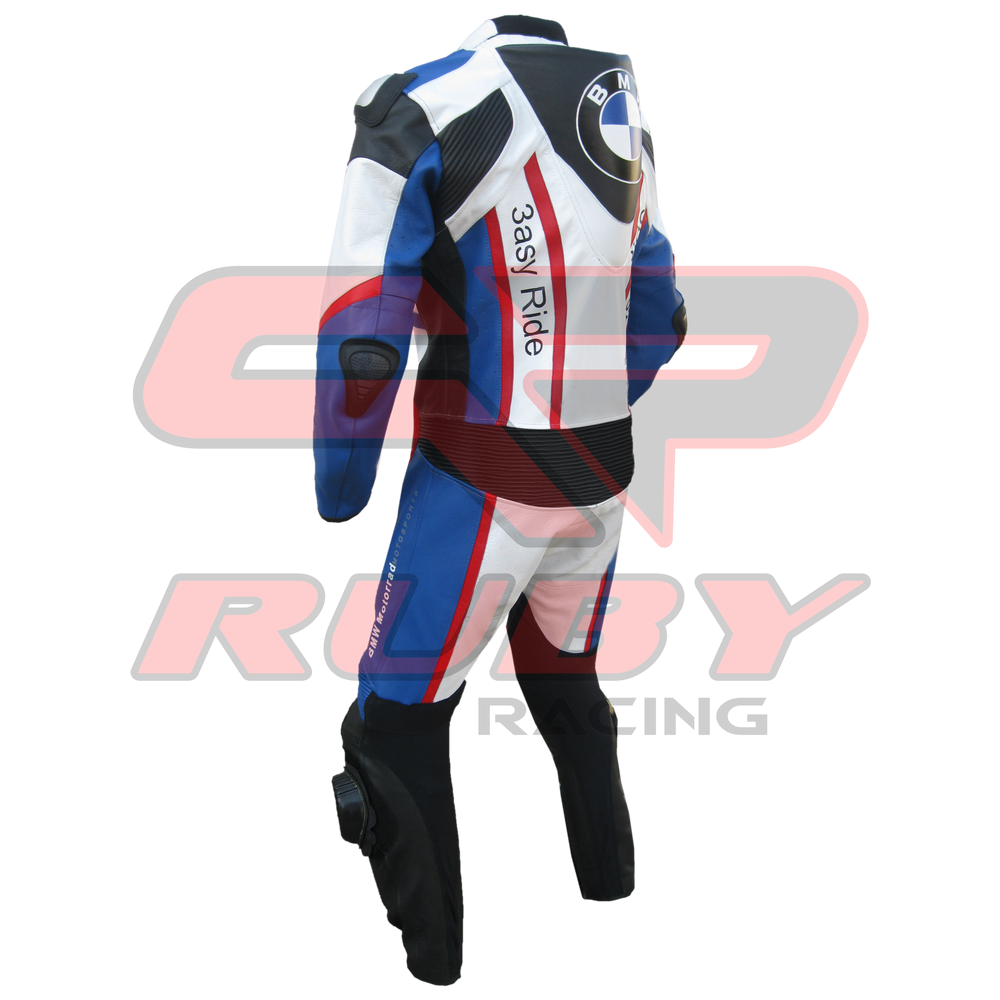 BMW Motorrad 3ESY Men Motorbike Racing Leather Suit Left View