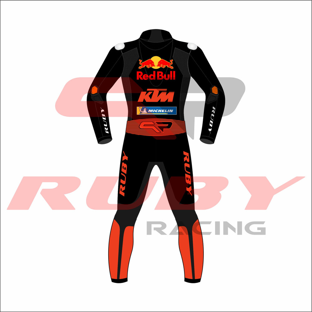Brad Binder KTM RedBull MotoGP 2021 Leather Racing Suit Back View
