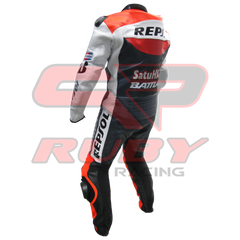 Casey Stoner Honda Repsol Motorbike Racing Leather Suit Right View