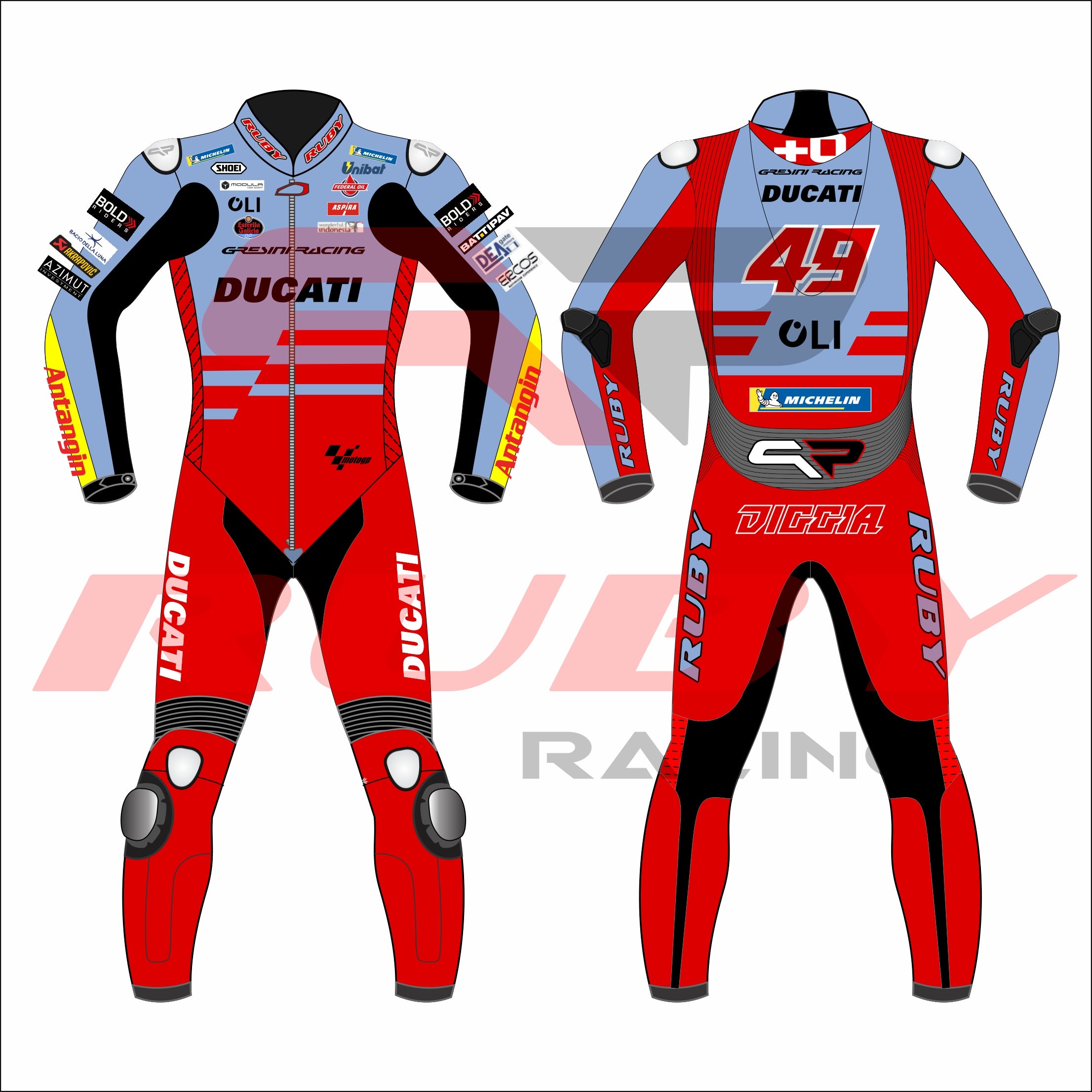 Fabio Di Giannantonio 2023 MotoGp Race Suit