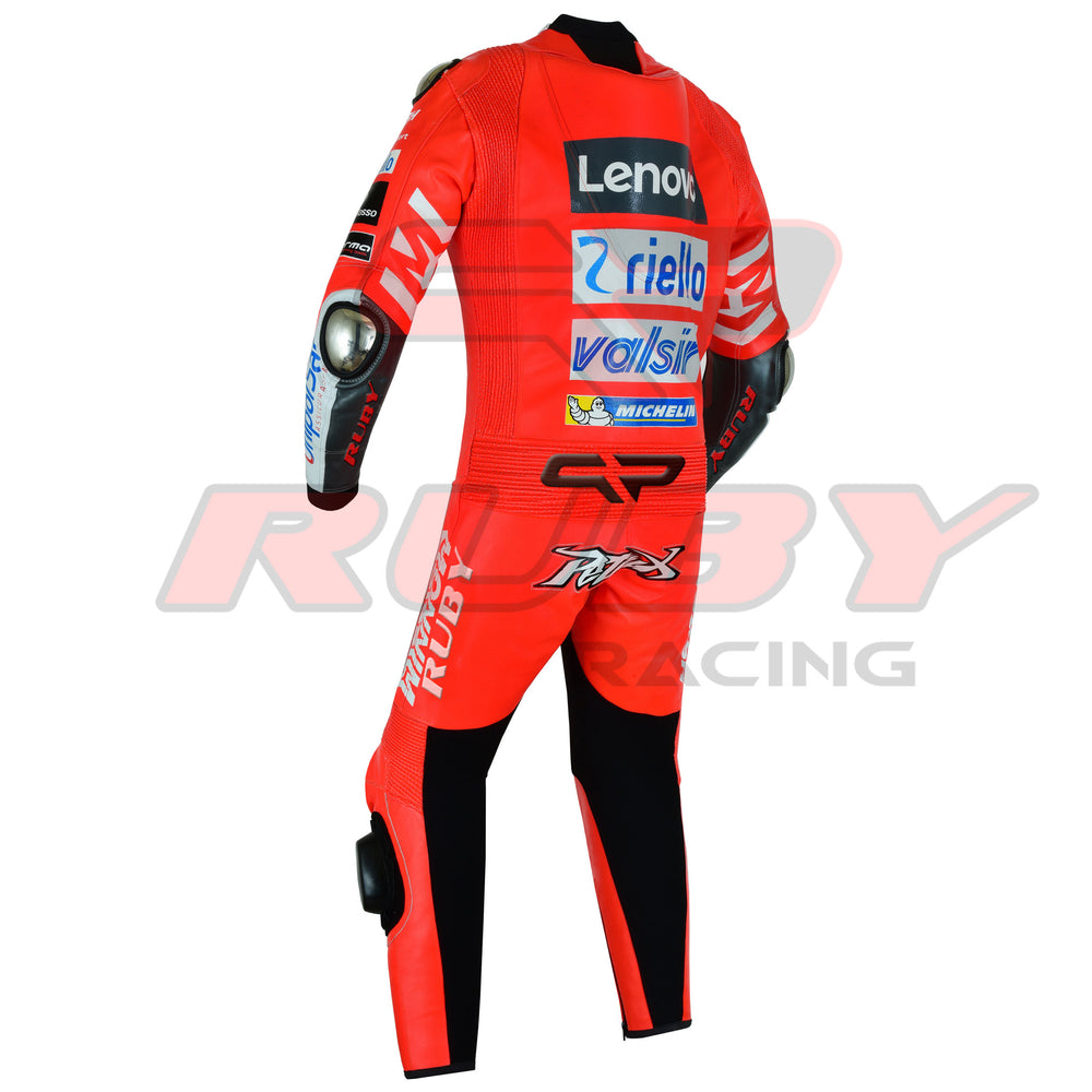 Danilo Petrucci Ducati MotoGp 2019 Race Suit Back View-1