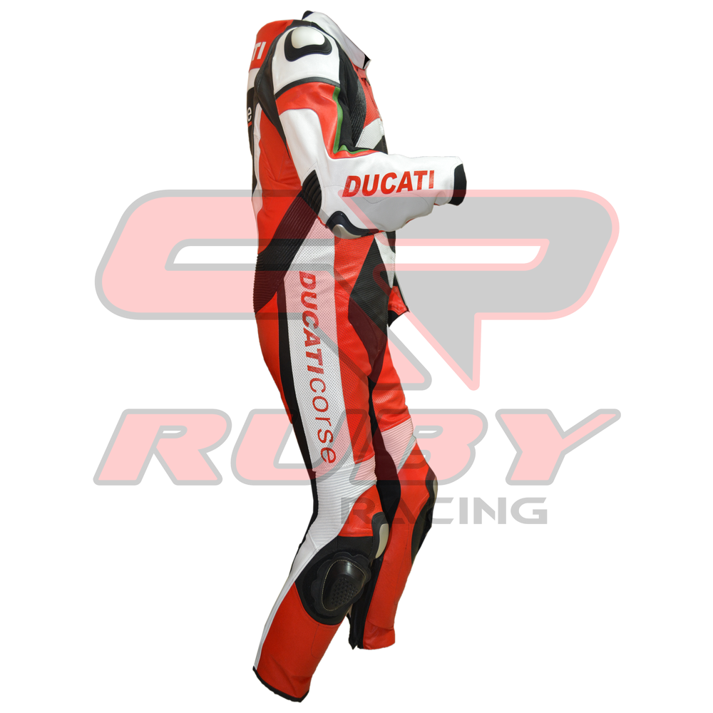 Ducati Motorbike Racing Leather Suit Right View