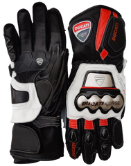 Ducati Motorbike Racing Gloves front back