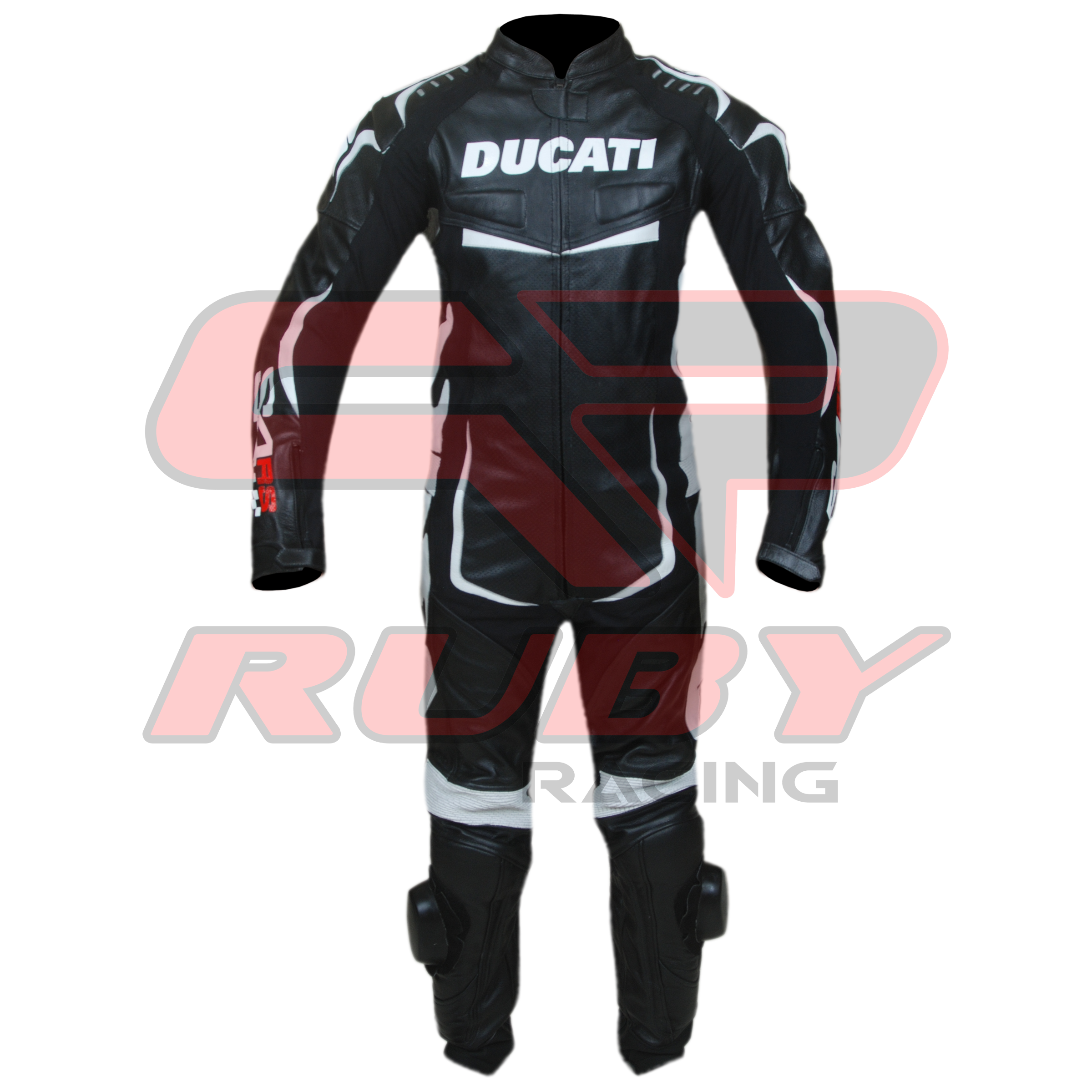 Ducati S4RS Motorbike Racing Leather Suit Front