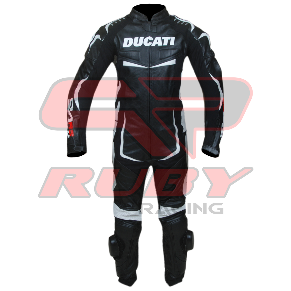 Ducati S4RS Motorbike Racing Leather Suit Front
