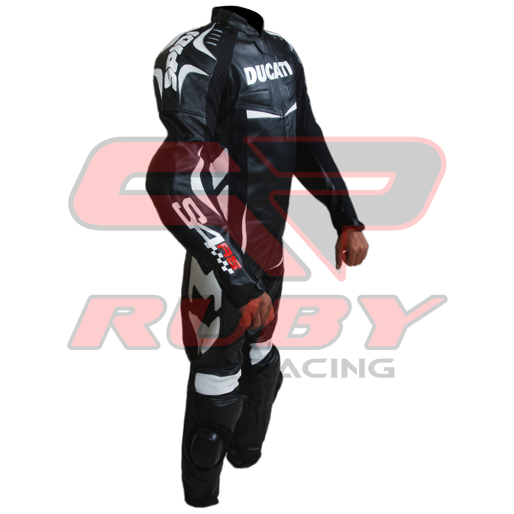 Ducati S4RS Motorbike Racing Leather Suit Right