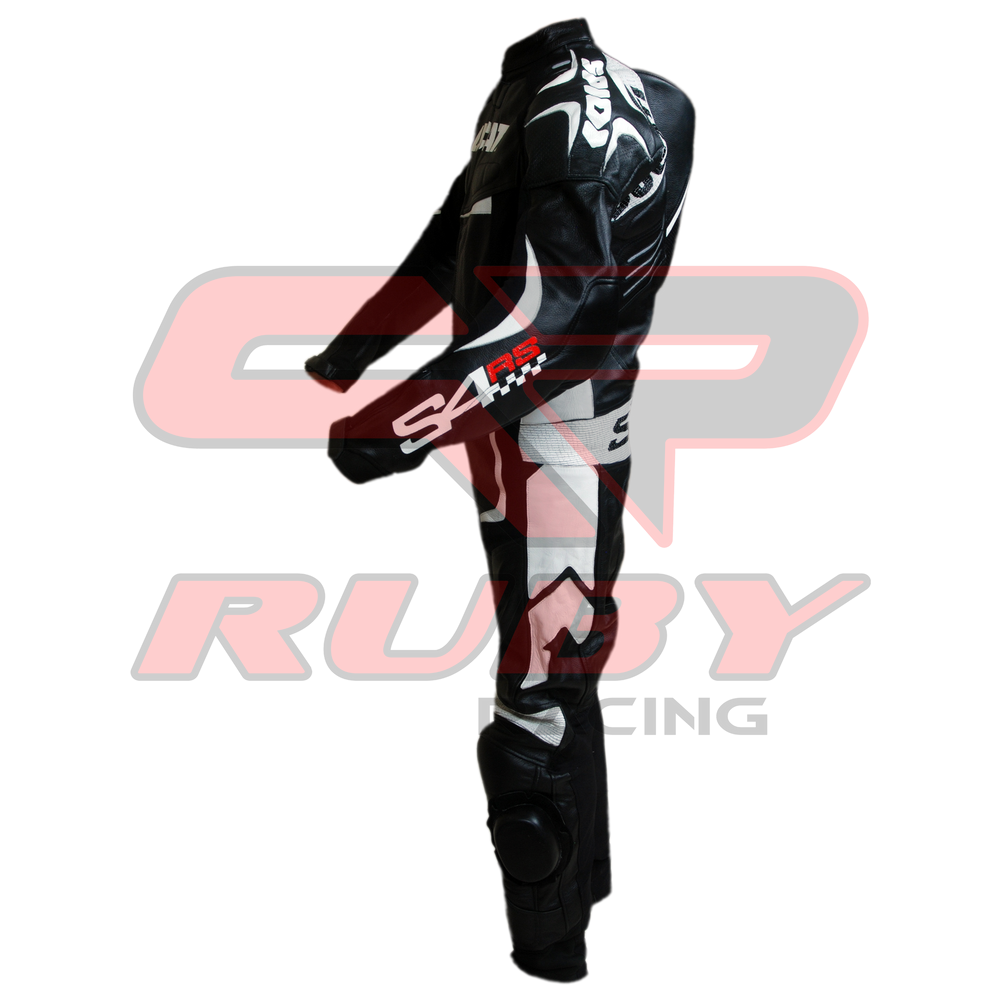 Ducati S4RS Motorbike Racing Leather Suit Left 2