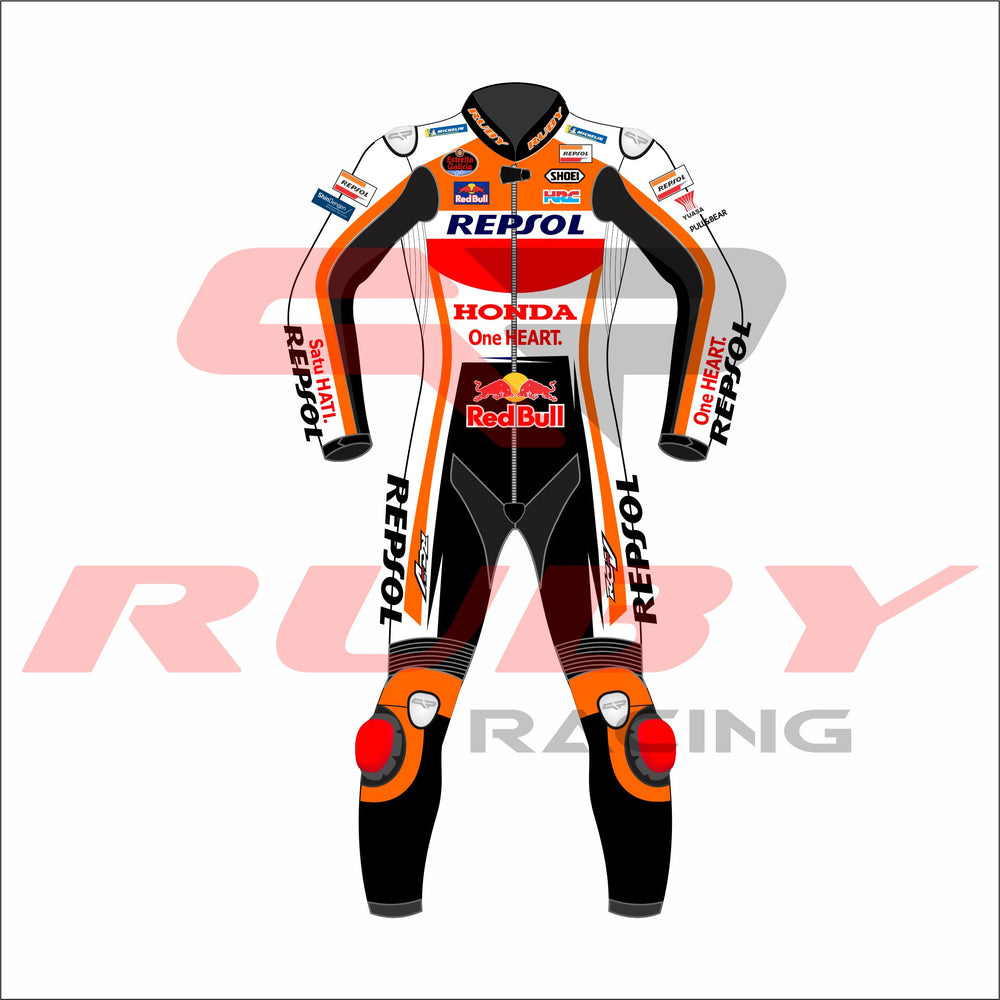 Pol Espargaro Repsol Honda MotoGP 2021 Race Suit Front View