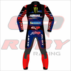 Fabio Quartararo 2024 Monster Energy Yamaha MotoGP Race Suit Back View