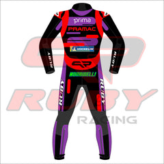 Franco Morbidelli Ducati Pramac MotoGP 2024 Race Suit Back View