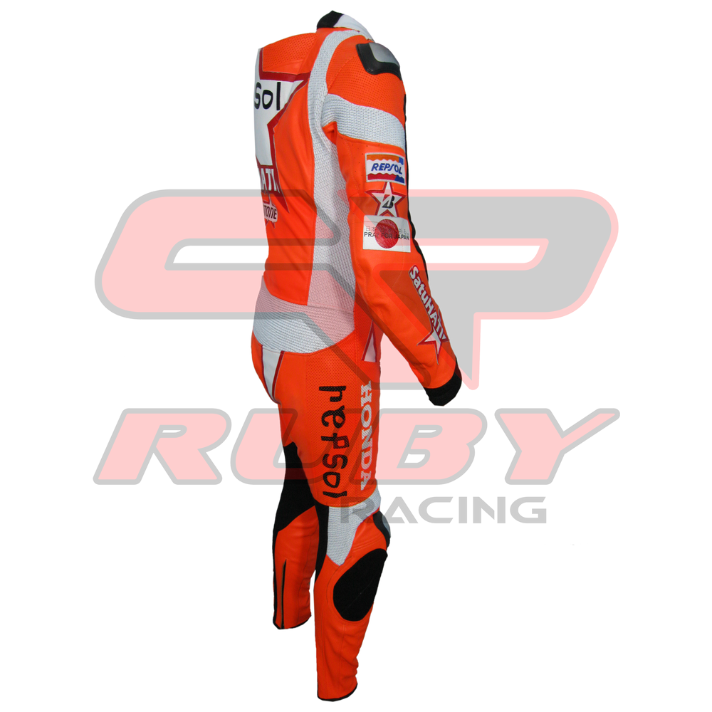 Honda Repsol MotoGP Racing Leather Suit Right View