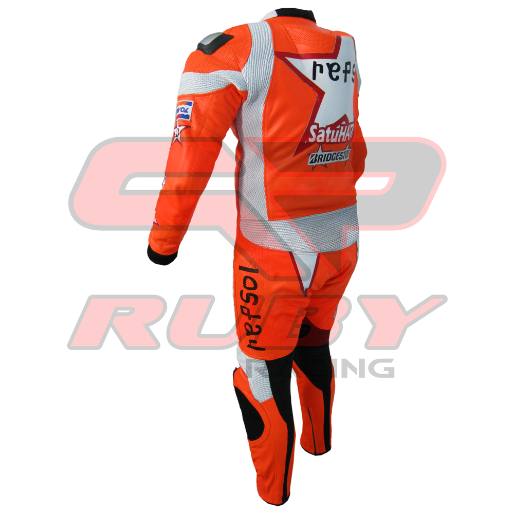 Honda Repsol MotoGP Racing Leather Suit Left View-2