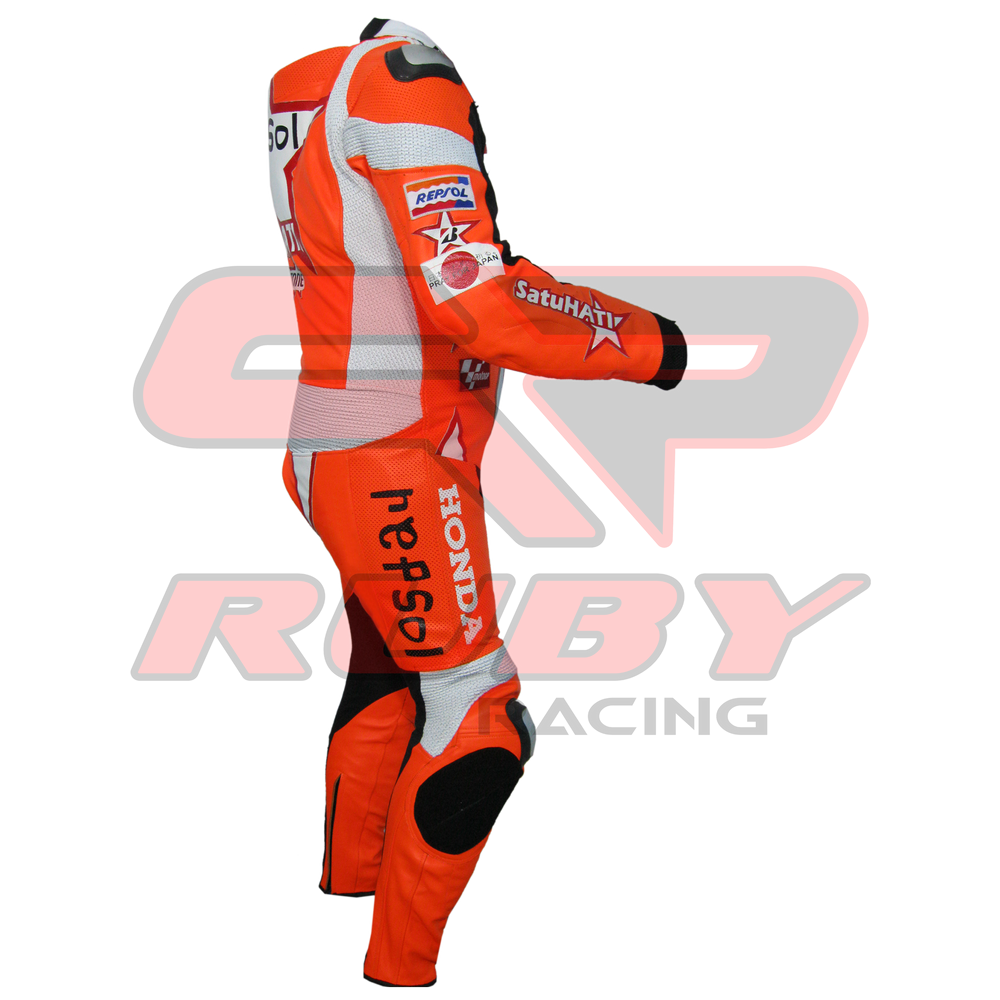 Honda Repsol MotoGP Racing Leather Suit Right View