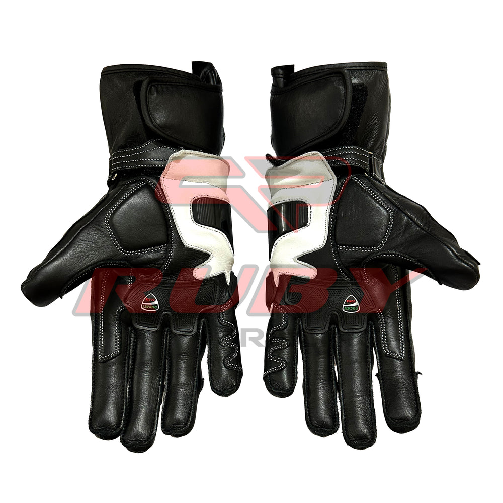 Ducati C6 Motorbike Leather Racing Gloves