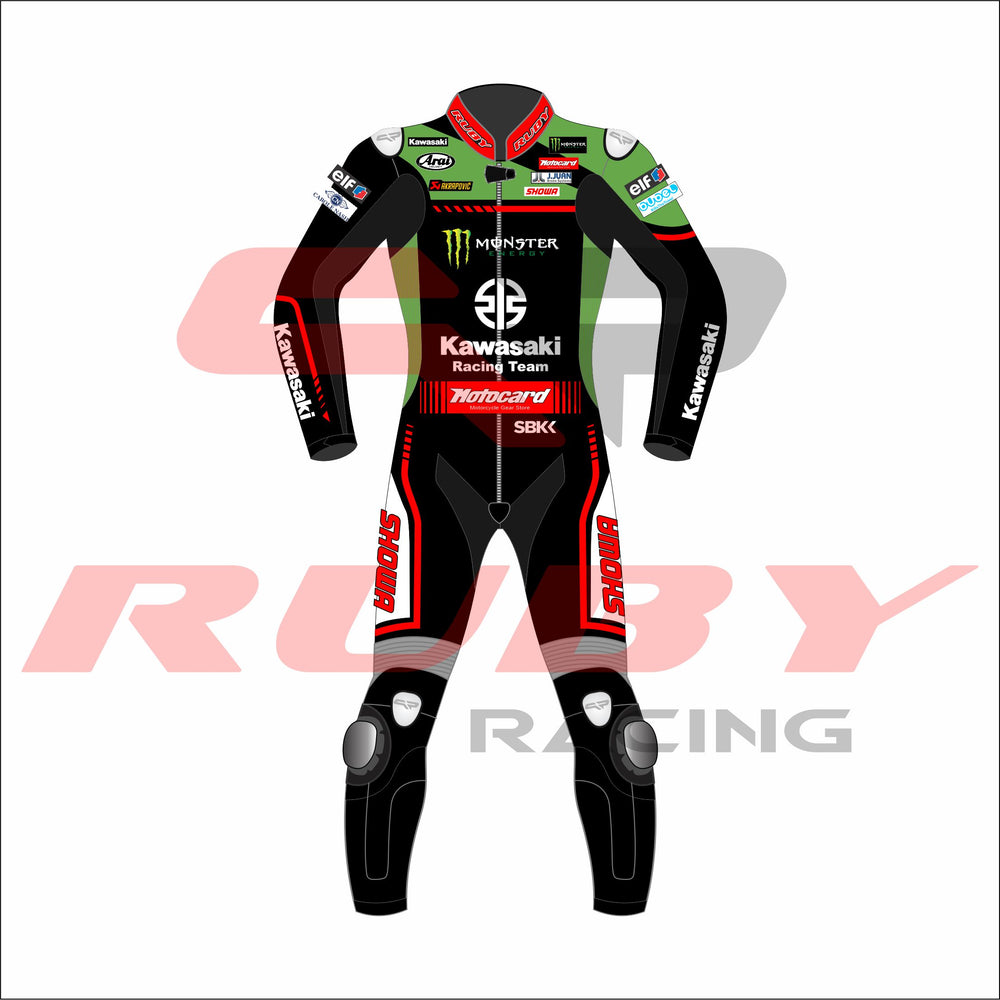 Jonathan Rea 2021 WSBK MotoGP Racing Suit Front View