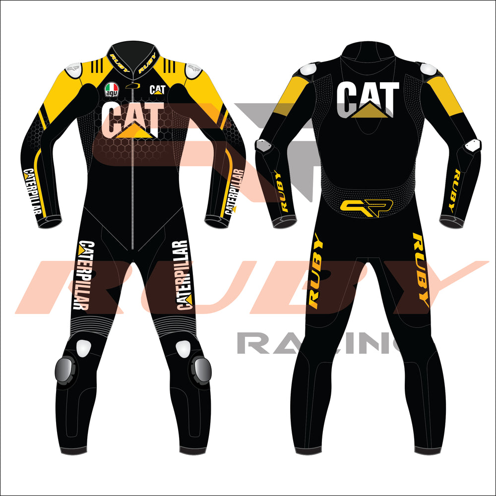 Jack Miller Caterpillar Thriller Leather Race Suit