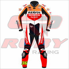 Joan Mir MotoGP Race Suit Honda Repsol 2024 Front View