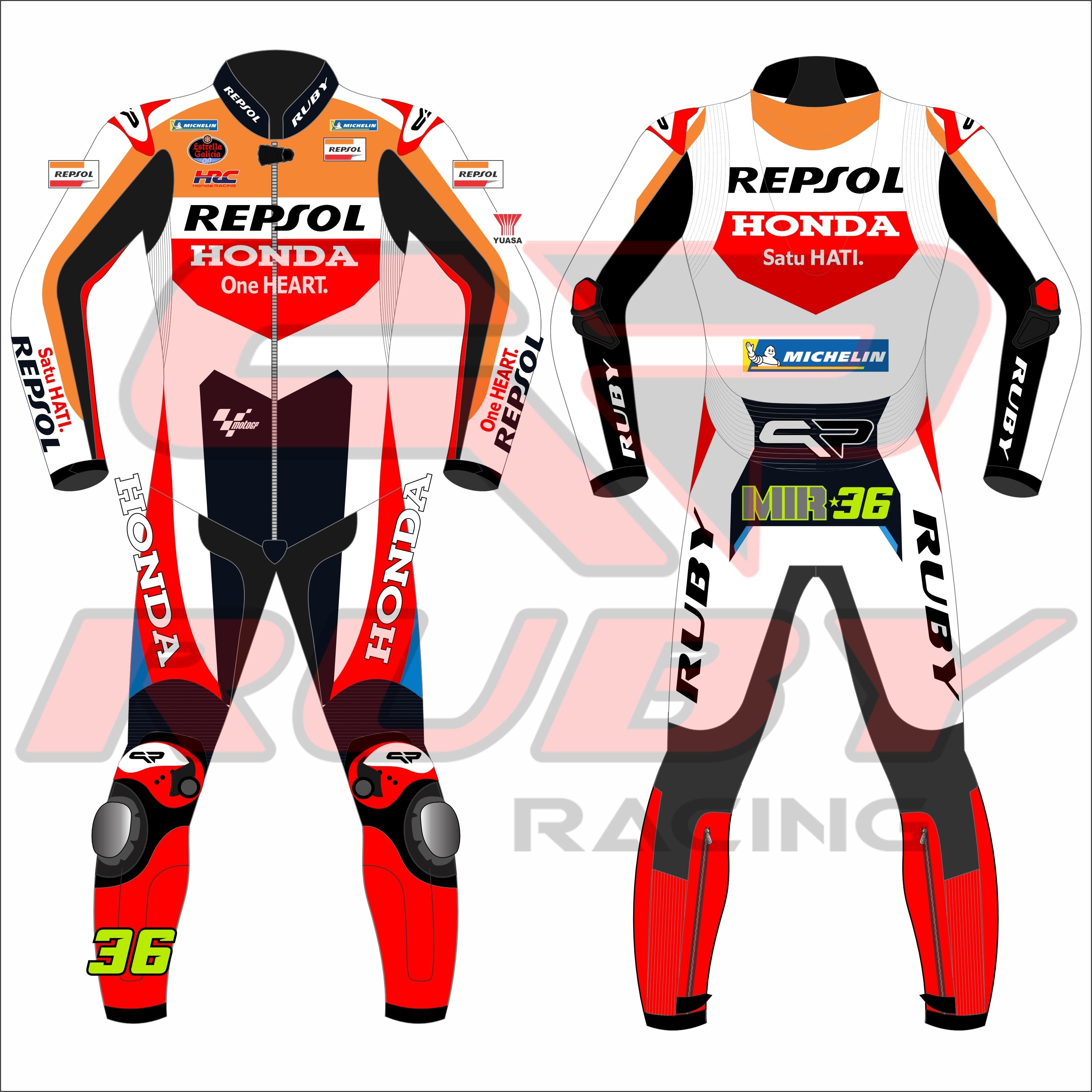 Joan Mir MotoGP Race Suit Honda Repsol 2024