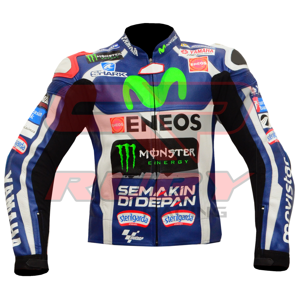 Jorge Lorenzo Motorbike Riding Jacket Front
