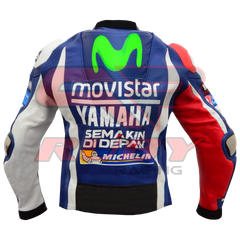 Jorge Lorenzo Motorbike Riding Jacket Back
